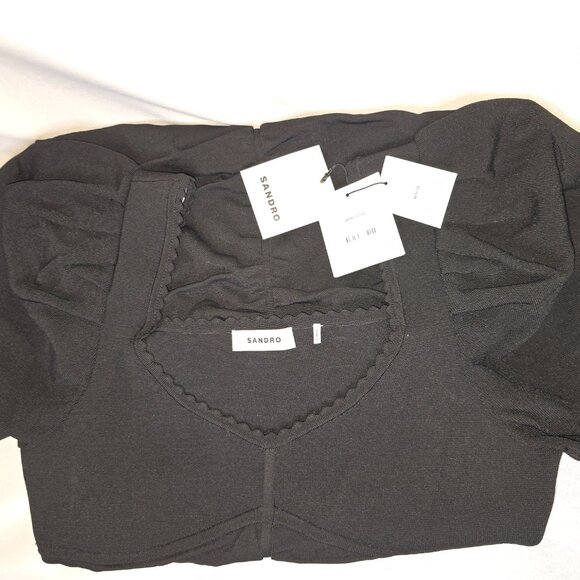 Sandro Poitou Short Knit Dress in Black, various sizes, NWT - Picture 4 of 6